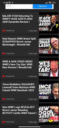 Wrestling News Videos WWE-News screenshot 2