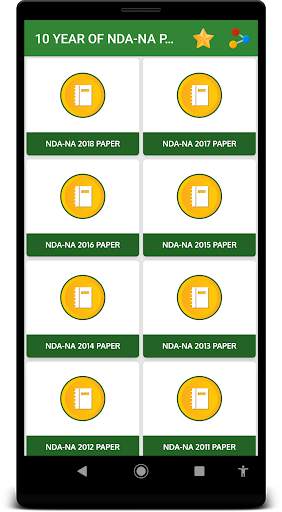 10 Years NDA Papers  |  NA Papers With Answer Key screenshot 1