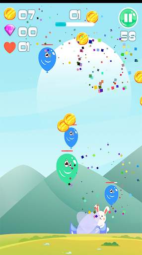 balloon pop game latest new game 2021 :bunny fight screenshot 11
