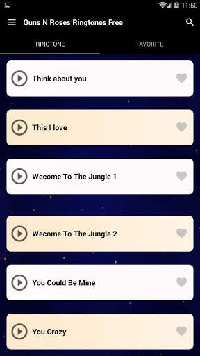 Guns N' Roses ringtones free 2 تصوير الشاشة