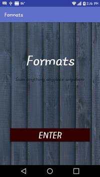 Formats screenshot 1