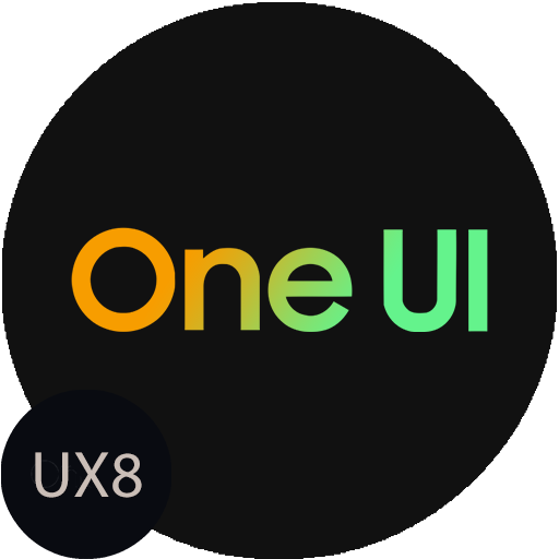 [UX8] One UI 2 Black LG G8 V50 V40 V30 V20  G6 Pie icon