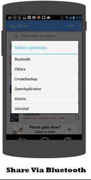 Поделиться Применение Apk скриншот 5