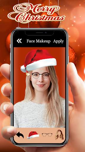 Face Beauty Editor - Christmas Photo Frames App screenshot 3