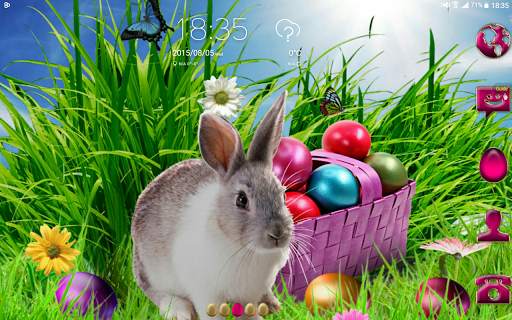 Happy Easter Go Launcher Theme screenshot 8