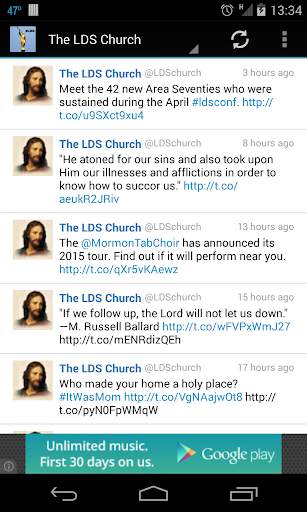 LDS Tweets Free screenshot 2