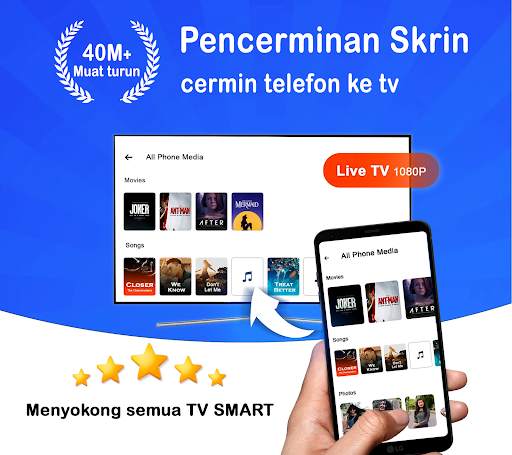 Proyektor:Pencerminan Video HD screenshot 1