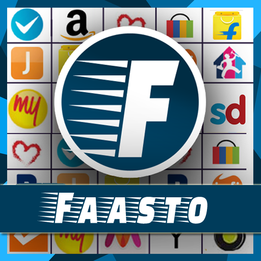 All in One Shopping, Recharge, News, Email, Social icon