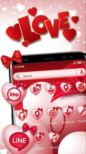 Valentine Love Launcher Theme screenshot 4