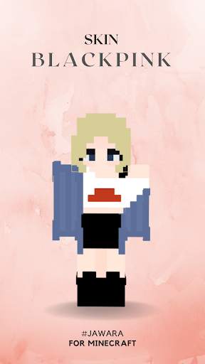 Skin Black Pink for Minecraft screenshot 3