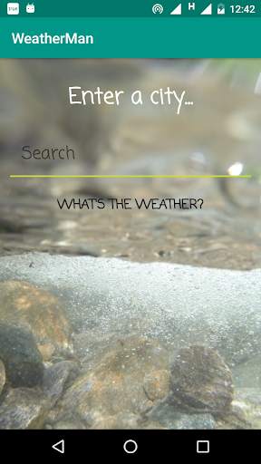 WeatherMan screenshot 1