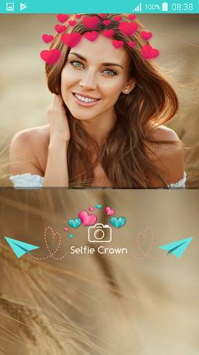 Heart Crown Photo Editor & Hearts Filter screenshot 1