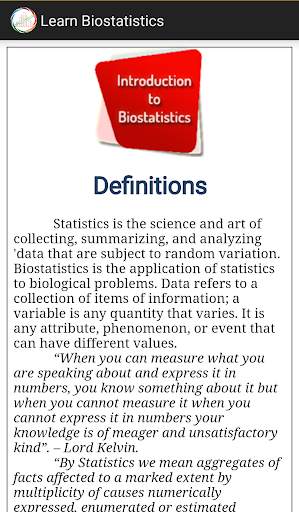 Learn Biostatistics screenshot 4
