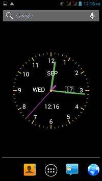 Analog Clock Wallpaper screenshot 2