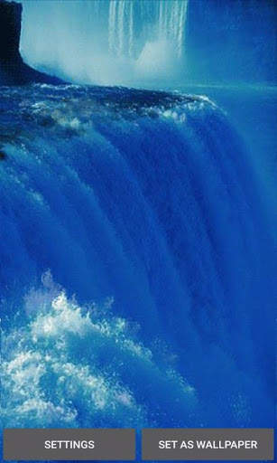 Blue Waterfall Live Wallpaper screenshot 1