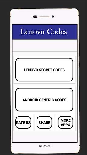 Secret Codes for Lenovo Mobile 2019 screenshot 5