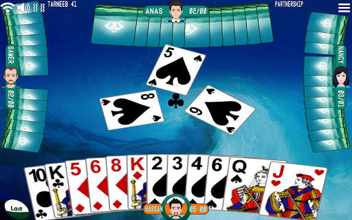 Golden Card Games Tarneeb Trix скриншот 1