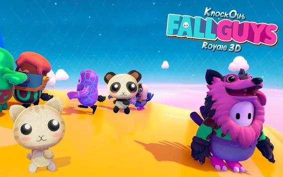 Knockout Fall Guys Royale 3D: Mensch Knock Over screenshot 5
