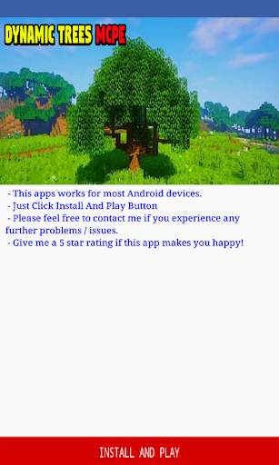 Dynamic Tree for Minecraft PE screenshot 3
