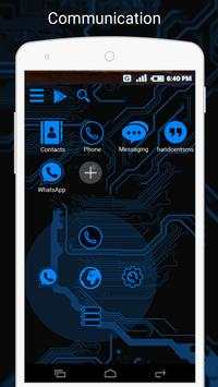 Electric Black Launcher screenshot 2