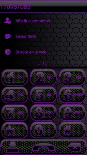 THEME DARKSPACE PURLE EXDIALER screenshot 4