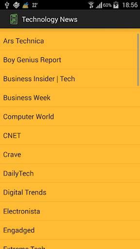 Technology News screenshot 1