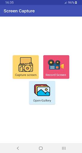 Screen Capture - Screen Recorder - NO ROOT screenshot 1