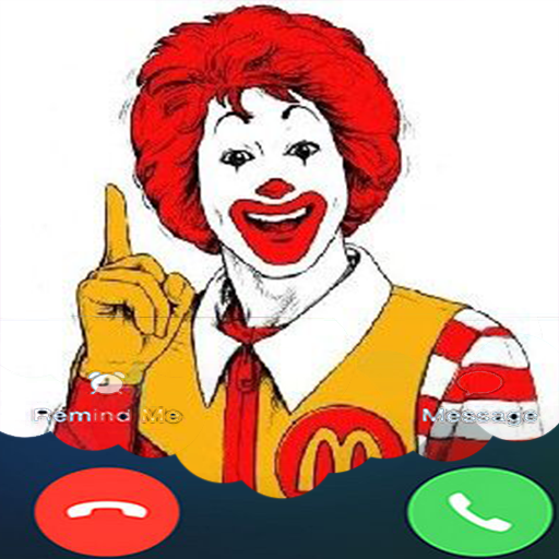 Ronald Mcdonalds fake call icon