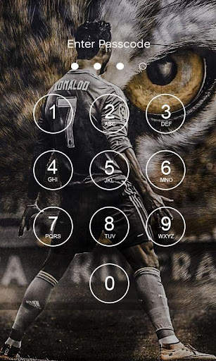 Cristiano Ronaldo Lock Screen screenshot 1