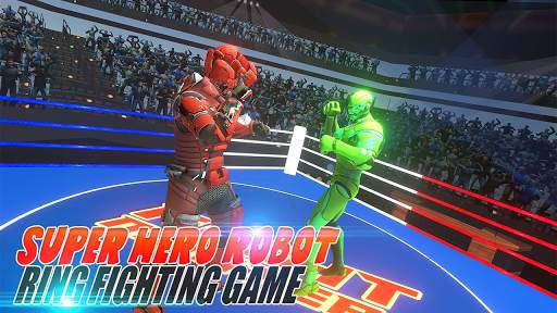 Robot Ring Fighting SuperHero Robot Fighting Game screenshot 1