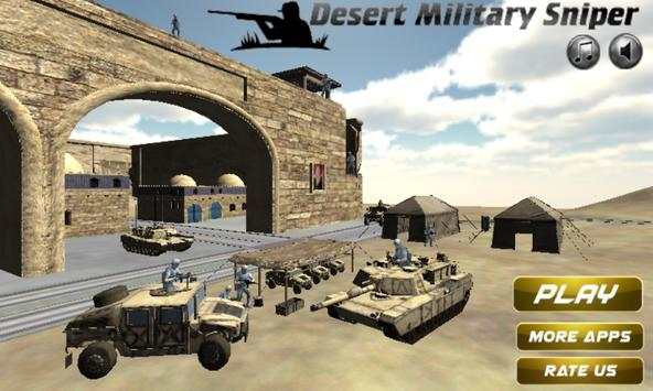 Desert Militer Sniper Perang screenshot 1
