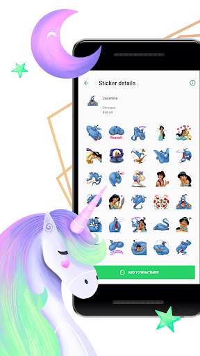 Princess Fantasia Stickers for WhatsApp Messenger screenshot 1