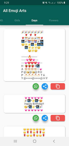All Emoji Arts 😍 - Emoji Art copy and paste 😜 screenshot 5
