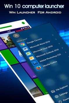 Computer Launcher For Win 10 : Win 10 Launcher screenshot 1