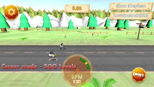 Reaction Race Online - Motorbike racing edition screenshot 1