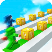 Lucky Block Race Map for MCPE icon