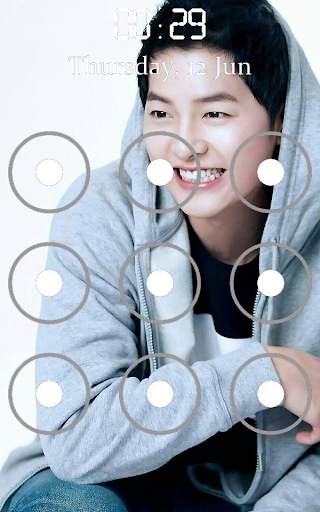 Song Joong Ki Pattern Lock Screen screenshot 4