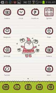 Doodle Christmas go launcher screenshot 2