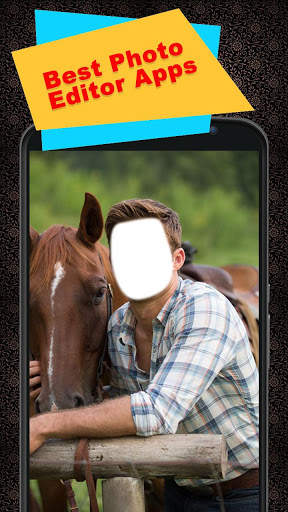 Horse With Man Photo Suit 4 تصوير الشاشة