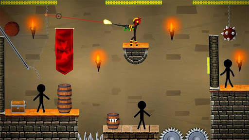 Stick Man: Shooting Game screenshot 1