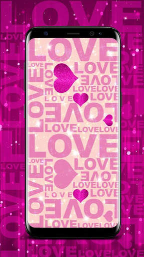 Glitter Love Wallpaper 4 تصوير الشاشة