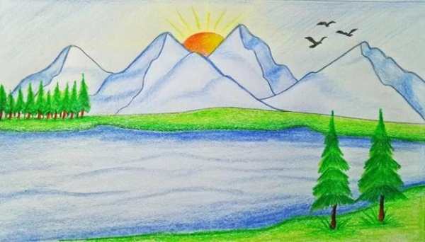 easy landscape drawing screenshot 1