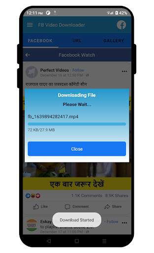 HD Video Saver  For Facebook screenshot 3