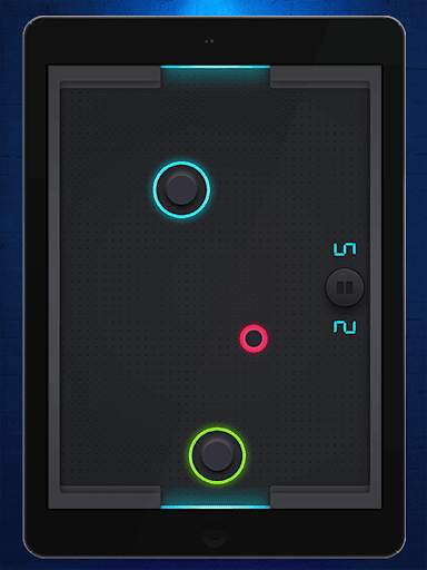 Hockey game - Neon Air Hockey screenshot 22