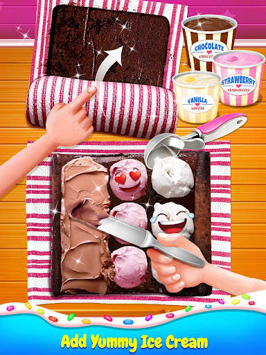 Ice Cream Cake Roll Maker screenshot 1