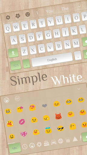 Simple White keyboard screenshot 3