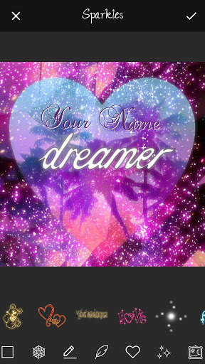 Glitter Name Art Maker screenshot 2