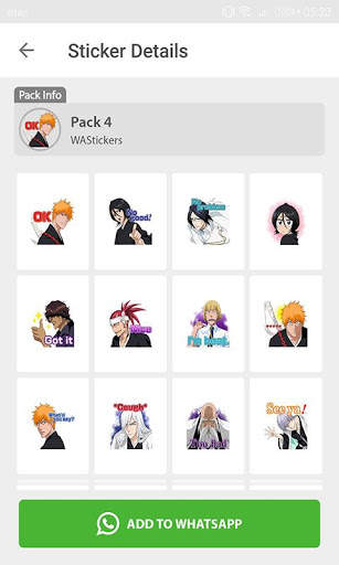 Anime Sticker For WhatsApp - Manga WAStickerApps screenshot 5