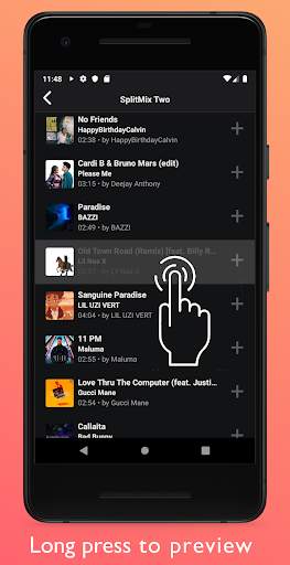 SplitCloud Double Music Player screenshot 5