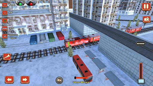 Euro train Drive Winter screenshot 3